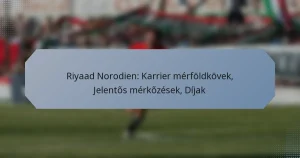 Riyaad Norodien: Karrier mérföldkövek, Jelentős mérkőzések, Díjak